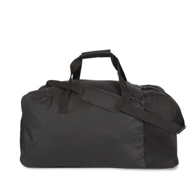 Large sports bag with side compartment
